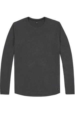 Wahts Olson-carbon | Longsleeve T-shirt Anthracite Melange