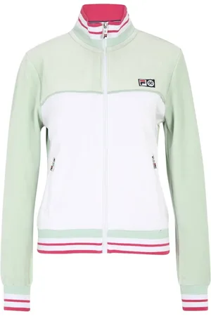 Fila Zabiz Track Jacket Silt Green-bright White