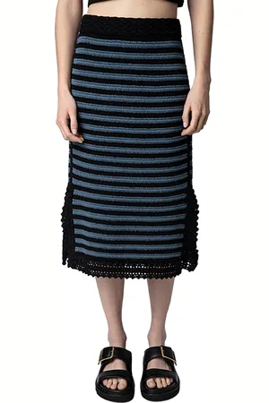 Zadig & Voltaire Zadig & Voltaire Jackson Co Crochet Noir