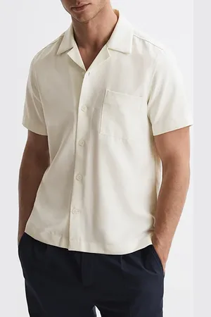 Reiss Tokyo Casual Shirt Ecru