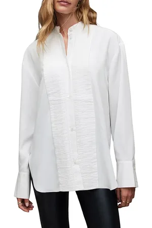 AllSaints Mae Shirt Chalk White