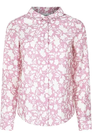 ANOTHER LABEL Dreiser Stripe Shirt Lilas Flower