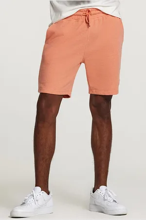 Shiwi Men Melange Sweat Shorts Sem Canyon Sunset Orange