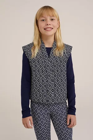 WE Fashion Gilet Dark Blue