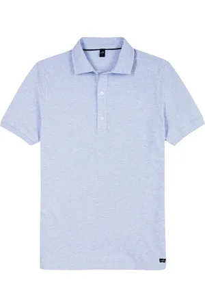 Wahts Davis | Tailored Poloshirt Light Blue Melange