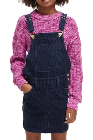 Scotch&Soda Corduroy Dungaree Dress Night