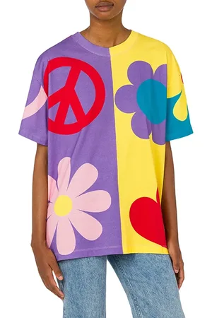 Moschino Symbols Jersey T-shirt Multicolor