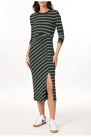 Scotch&Soda Ls Knit Dress Scarab/black/white Stripe
