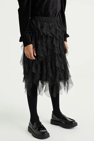 WE Fashion Skirt Maxi Length Black