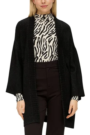 QS by s.Oliver Cardigan Grey/black