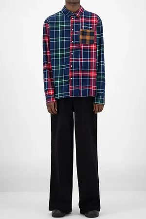 Daily paper Green Red Hocheck Shirt