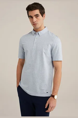 WE Fashion Polo Light Blue