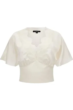 Guess GUESS Garland Top Pale Blouse Pearl