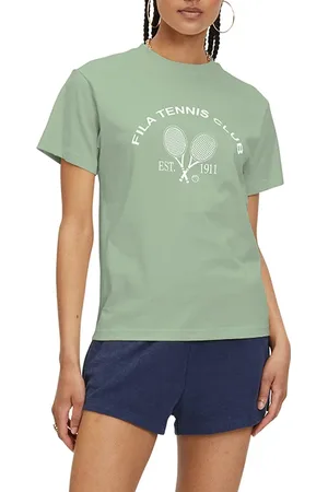 Fila Luanda Graphic Tee Smoke Green
