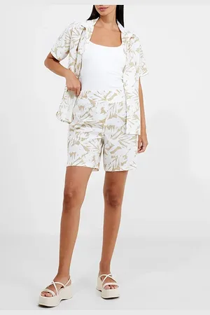 French Connection Bia Alania Lyocell Blend Short Brown