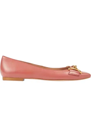 LK Bennett Charlotte Snaffle Flat W/ Dark Rose