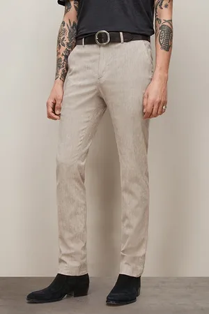 John Varvatos Slim Fit Pants With Welt Hip Pocket And Blush