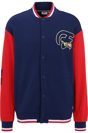 Fila Zurow College Jacket Medieval Blue-true Red