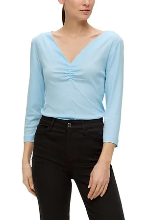 QS by s.Oliver Blw T-shirts Blue