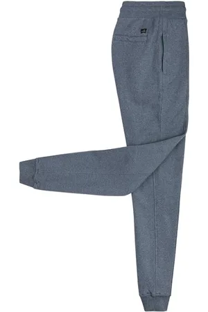 Wahts Logan-pintuck | Cuffed Sweatpants Steel Blue Melange