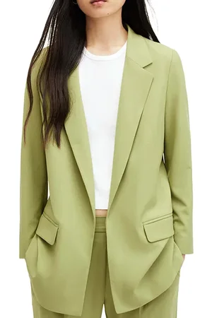 AllSaints Aleida Tri Blazer Olive Green