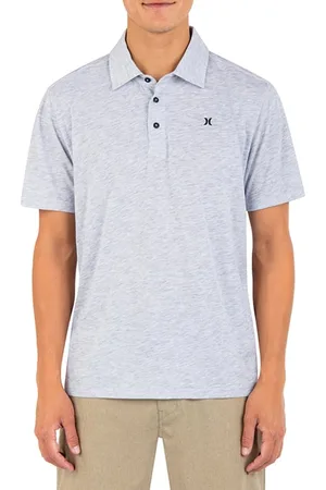 Hurley Ace Vista Polo Short Sleeve White Heather 101