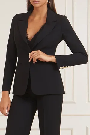 Guess GUESS Sharon Blazer Jet Black