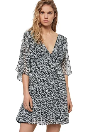 AllSaints Ivey Scatter Dress Grey