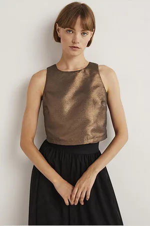 Boden Scarlett Cropped Top Met