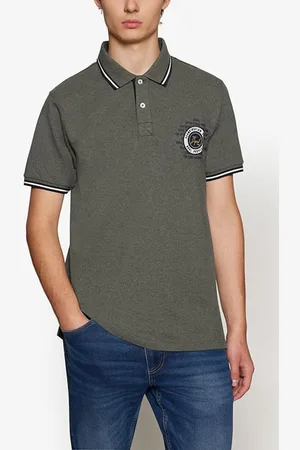 Signal Lucassi Badge Polo Full Green Melange