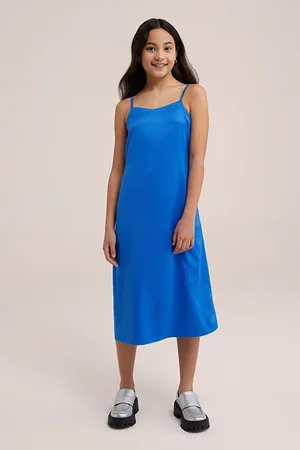 WE Fashion Dress Maxi Length Cobalt Blue