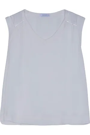 BY-BAR Girls Sun Blouse Off White