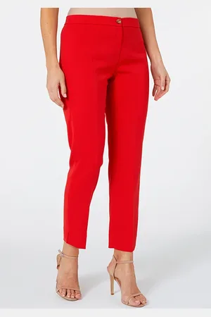 Elena Miro Slim Trousers Red