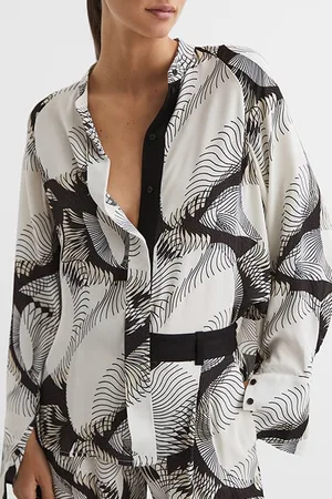 Reiss Becci-large Pajamas Black/white