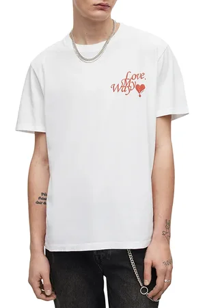 AllSaints Direction Ss Crew Optic White