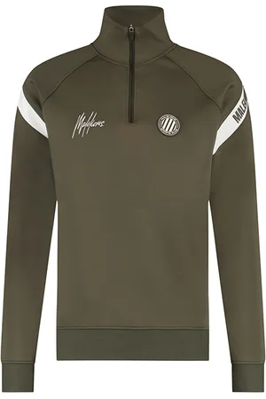 Malelions Sport Pre-match Quarterzip Army/white