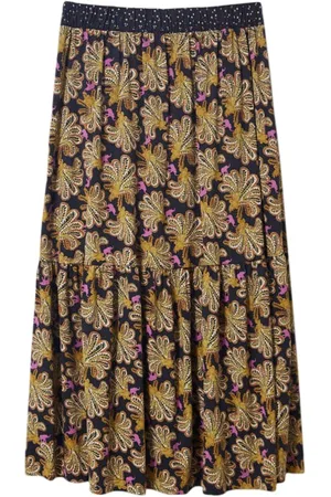White Stuff Mia Jersey Midi Skirt Black