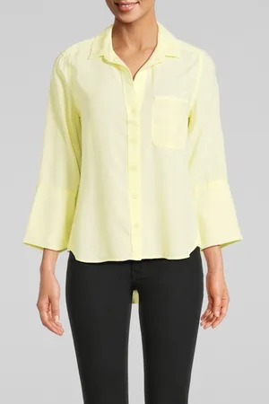 Bella Dahl Shirt Tail Button Down Soft Sun