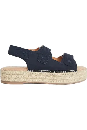 White Stuff Velcro Espadrille Sandal Dark Navy