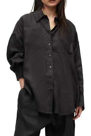 AllSaints Inez Shirt Black