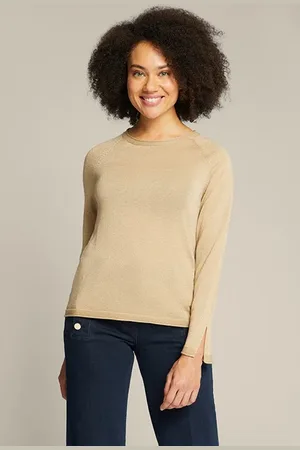 Elena Miro Crew-neck Sweater Natural