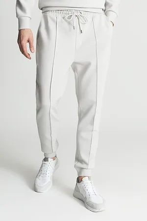 Reiss Premier-interlock Sweatpants White