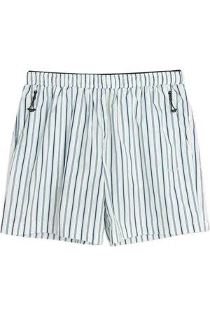 Soulland Mateo Shorts White/blue Stripes