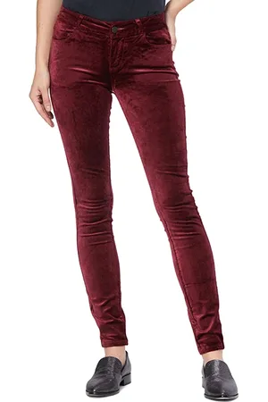 Paige Verdugo Ultra-skinny Burgundy