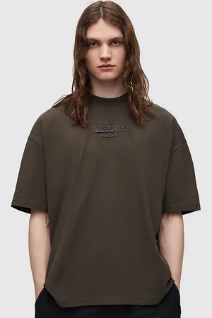 AllSaints Bones Ss Crew Rye Grass Green