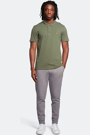Lyle & Scott Fly Fleece Trackies Mid Grey Marl