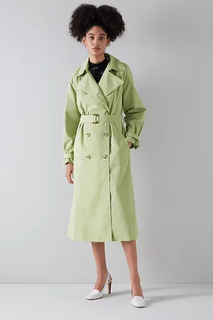 LK Bennett Andie Trench Coat Mint