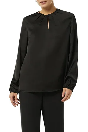 Comma, Blouses Grey/black