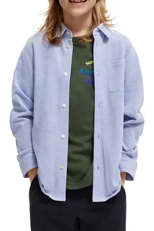 Scotch&Soda Pique Shirt Bluebell