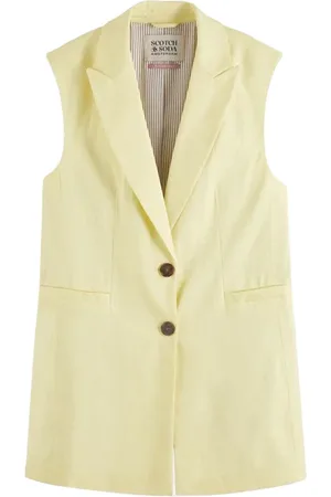 Scotch&Soda Longer Length Summer Gilet Popcorn